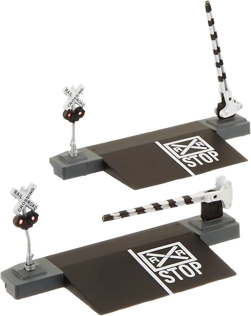 Bachmann Trains - Scenery Accessories - DUAL CROSSING GATES - N Scale,Black,Large
