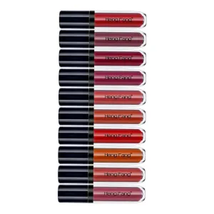 barenx 10 Colors Matt Velvet Lip Gloss Liquid Lipstick Non-sticky Waterproof Beauty Makeup Set Kit