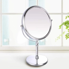 Bathroom Mirror Make-up Mirror Office Beauty Mirror with 3X Magnification and 360 deg