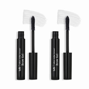 bdb Eyebrow Gel, Clear Formula, Effortless Brows Powder, Waterproof, 2-Pack