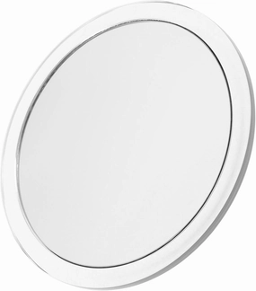 Beaupretty 15x Magnifying Mirror with Suction Cup Single Side Makeup Mirror for Travel Bathroom Silver