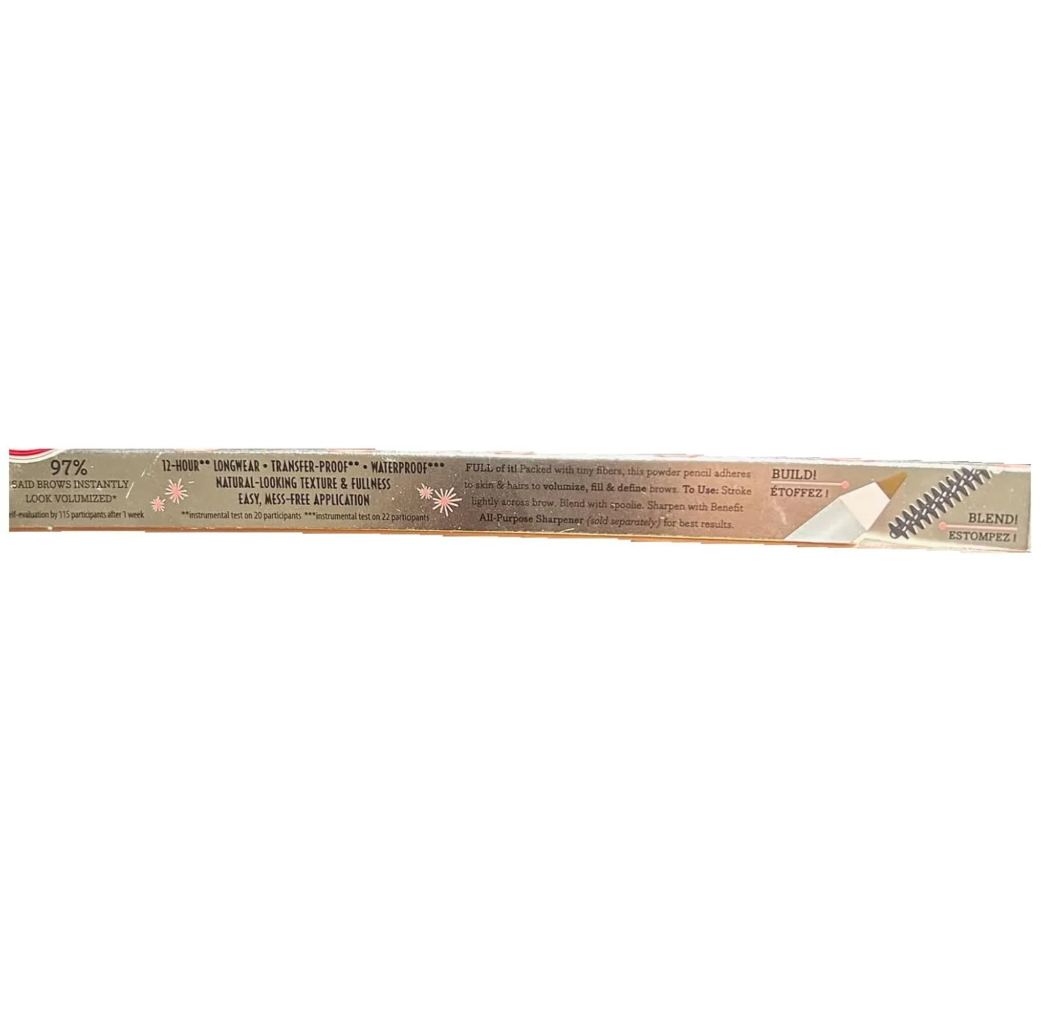 Benefit Cosmetics Gimme Brow  Volumizing Fiber Eyebrow Pencil 2.5, 0.04 Ounce (Pack of 1)