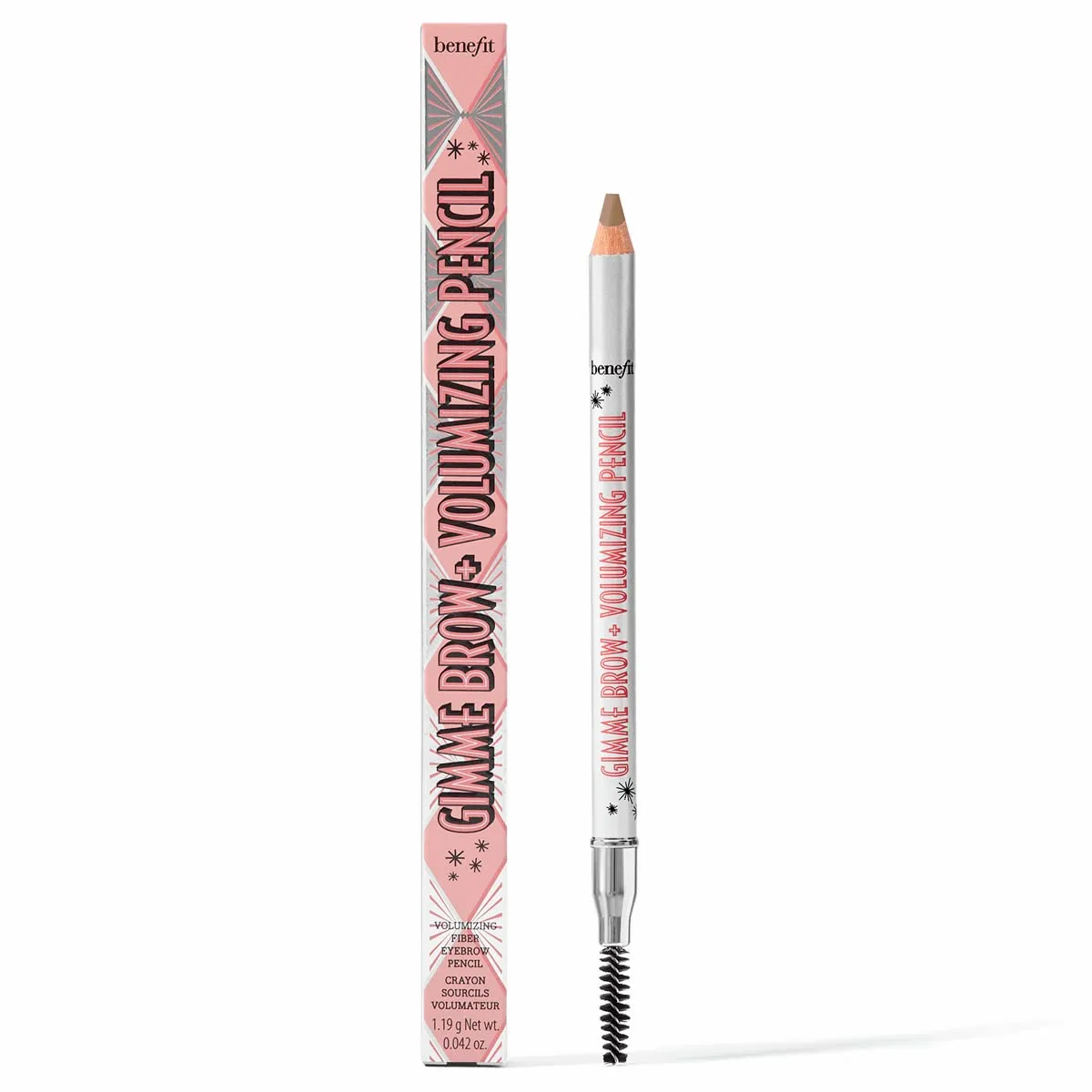 Benefit Gimme Brow  Volumizing Fiber Eyebrow Pencil (3 Warm Light Brown), 0.04 Ounce (Pack of 1)