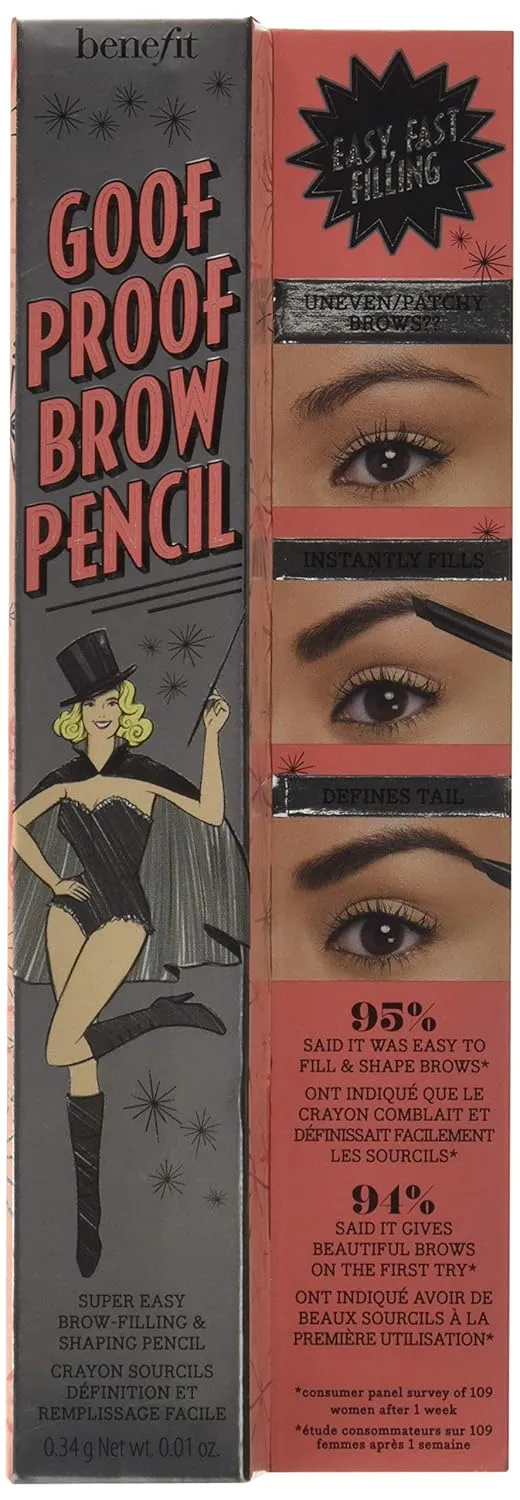 Benefit Goof Proof Brow Pencil - # 5 (Deep) 0.34g/0.01oz