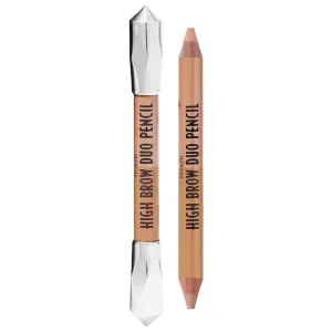 Benefit High Brow Duo Pencil #Almond Cream/Honey Glow (Medium) 2x0.04 Ounce