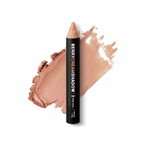 Berry Cream Shadows Pencil 1.41g/0.049 oz Shining Pearl Eyeshadow Stick & Eyeliner Pencil Eye Shadow Cream Shimmer Glitter Highlighter Long Lasting Formula K-BEAUTY (No. 4 Rose Gold)