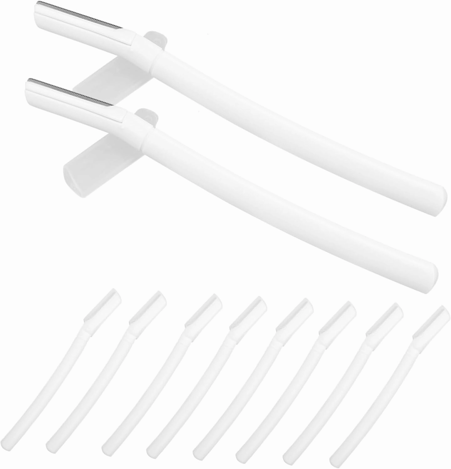 BESTYASH 3sets 10pcs Eyebrow Razor Portable Eyebrow Shaver Tools for Precision Facial Hair Removal Lightweight Design for Easy Control Compact Storage for Home The Go Grooming 10pcs*3