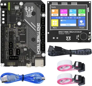 BIGTREETECH SKR Mini E3 V3.0 Control Board  TFT35 E3 V3.0.1 Touch Screen Display 32Bit Silent Board Integrated with TMC2209 UART Stepper Driver Compatible with Ender 3/5 Ender 3 Pro/V2 3D Printer