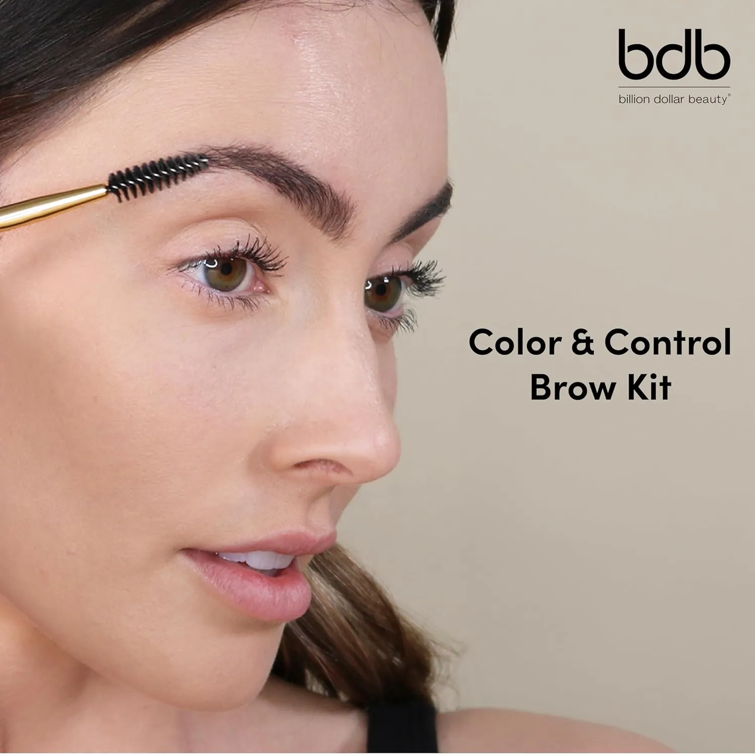 Billion Dollar Brows Blonde Tinted Brow Gel – Long-Lasting, Waterproof, Matte Finish, Buildable Formula, Charcoal-Infused Brush, Vegan & Cruelty-Free