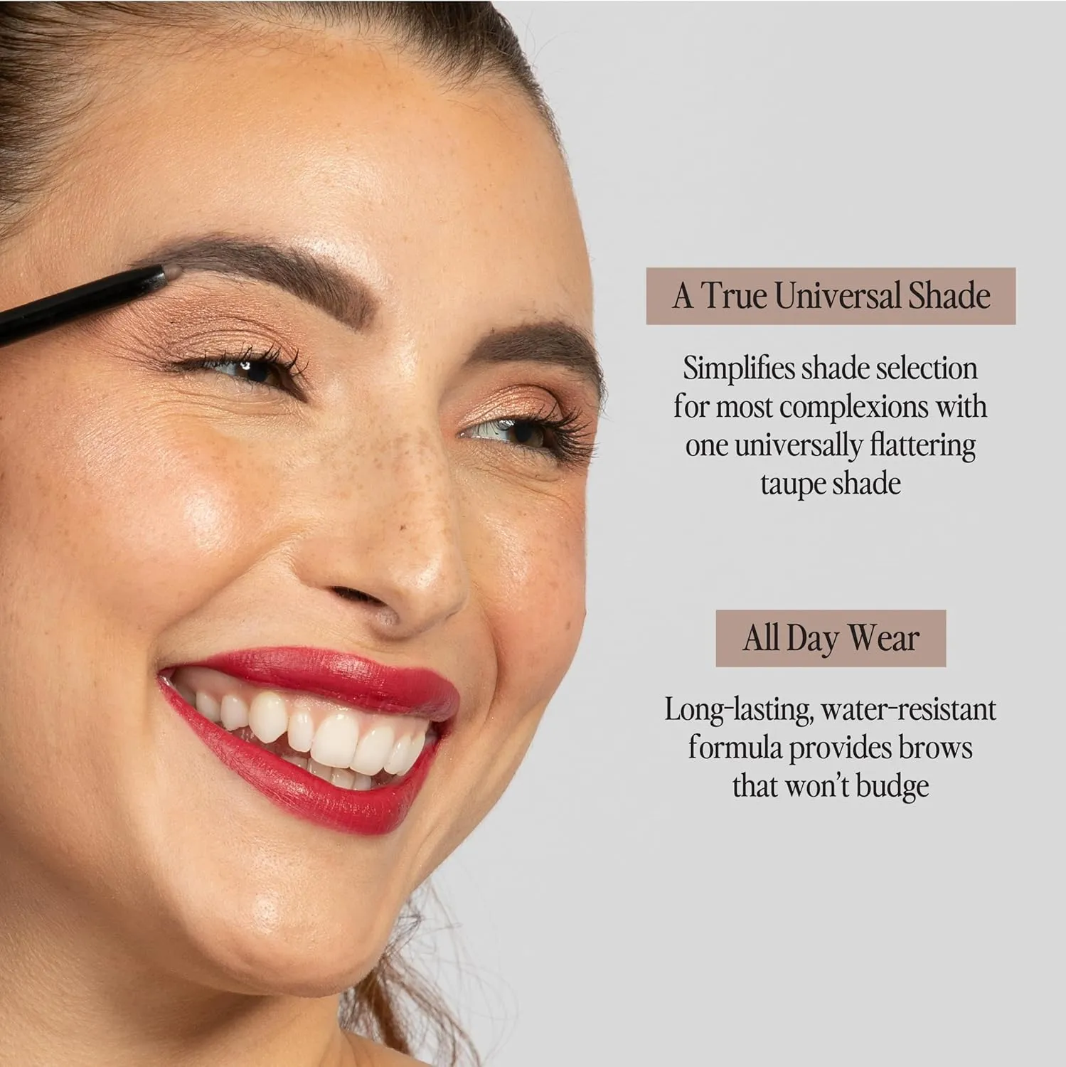 Billion Dollar Brows Universal Eyebrow Pencil – Dual-Ended Design with Precision Tip & Spoolie, Natural Finish, Waterproof, Easy to Use, Vegan & Cruelty-Free for Perfectly Defined Brows - 2 Pack