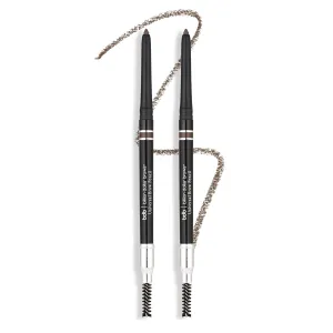 Billion Dollar Brows Universal Eyebrow Pencil – Dual-Ended Design with Precision Tip & Spoolie, Natural Finish, Waterproof, Easy to Use, Vegan & Cruelty-Free for Perfectly Defined Brows - 2 Pack