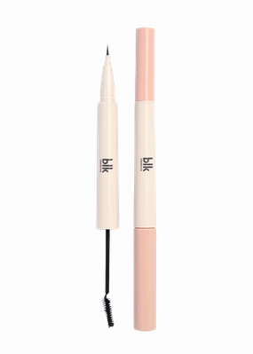 blk cosmetics daydream microblade brow lock mascara duo