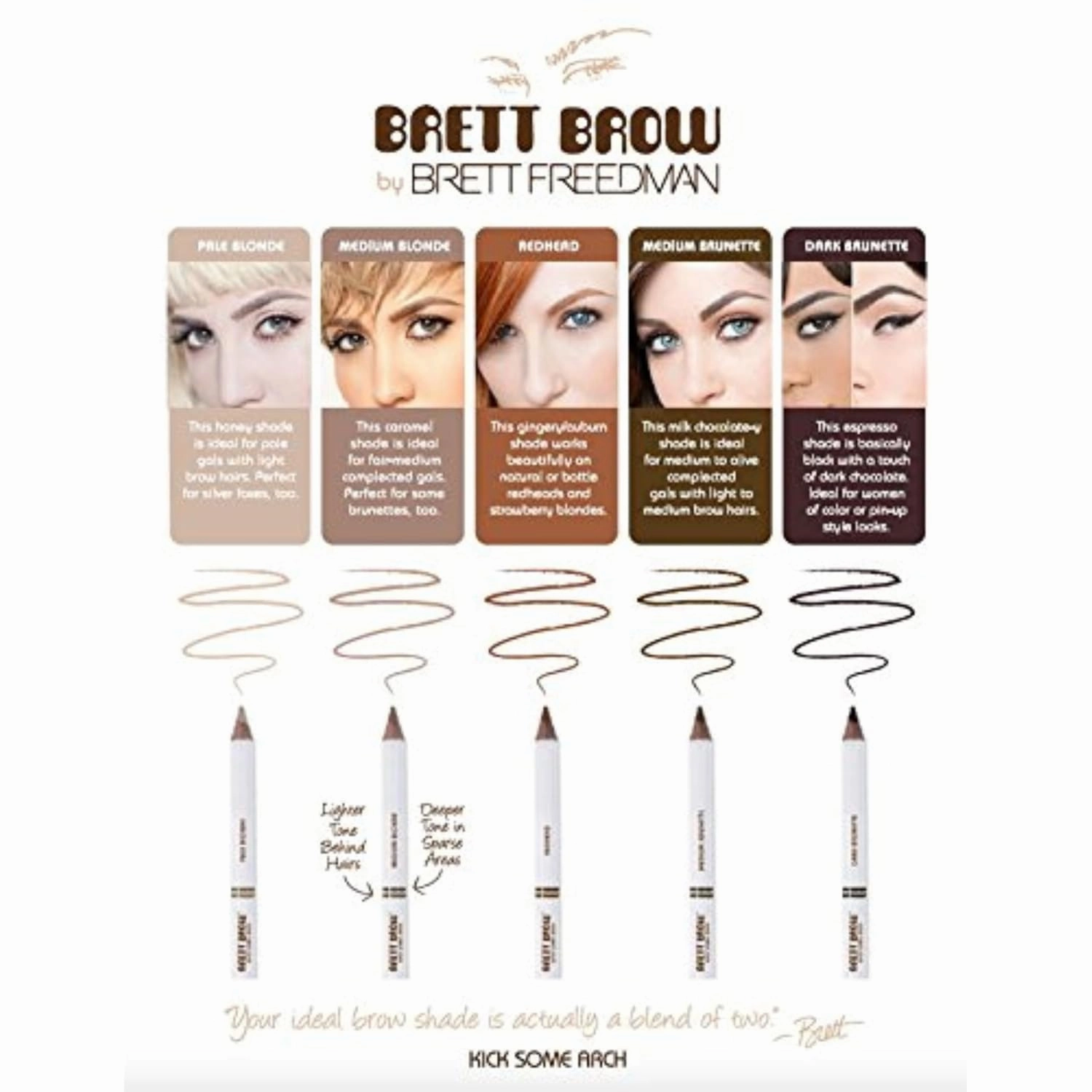 Brett Brow Powder Dark Brunette Duo-Shade