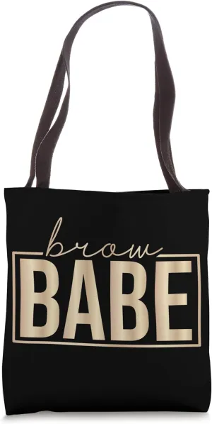 Brow Babe Leopard Eyebrow Brow Artist Brow Tech Brows Tote Bag