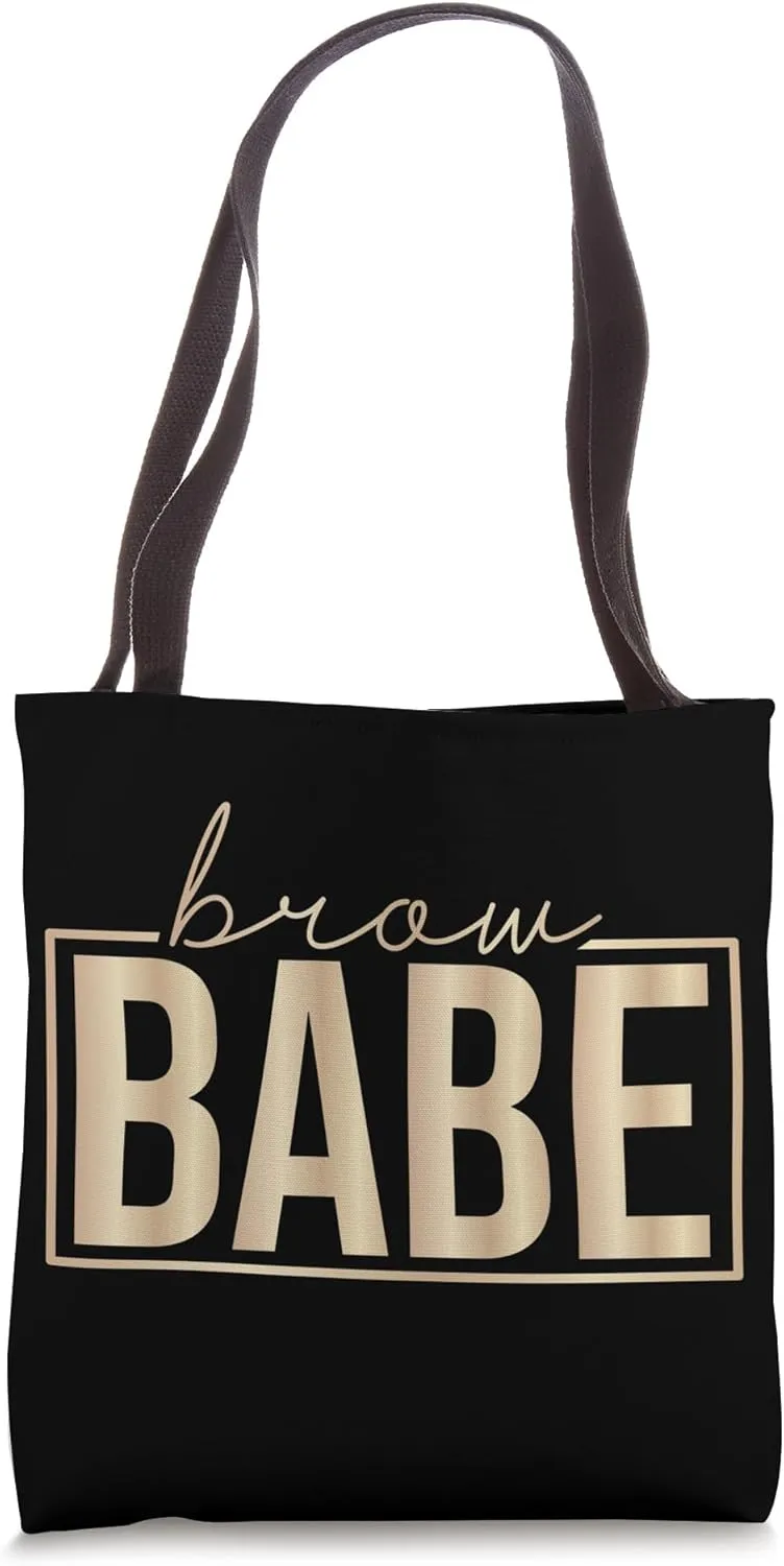 Brow Babe Leopard Eyebrow Brow Artist Brow Tech Brows Tote Bag