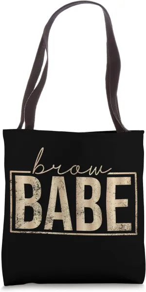Brow Babe Leopard Eyebrow Brow Artist Brow Tech Brows Tote Bag