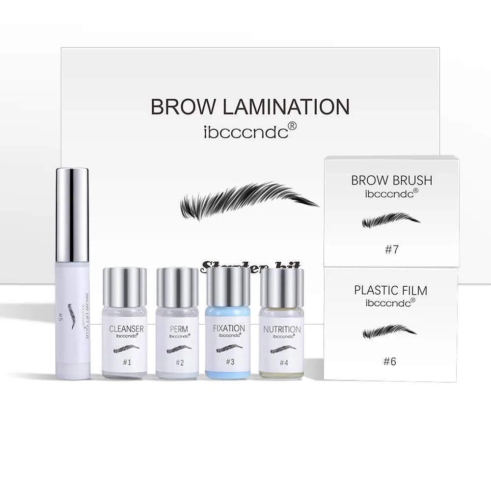 Brow Lamination Kit, Professional Eyebrow Lift Kit, Eyebrow Pomade - Easy to use, Long Lasting, Perfect for Fuller Messy Downward Eyebrow Makeup, Eyebrow Perm Kit for Salon Home Use, Lasts 8 Weeks