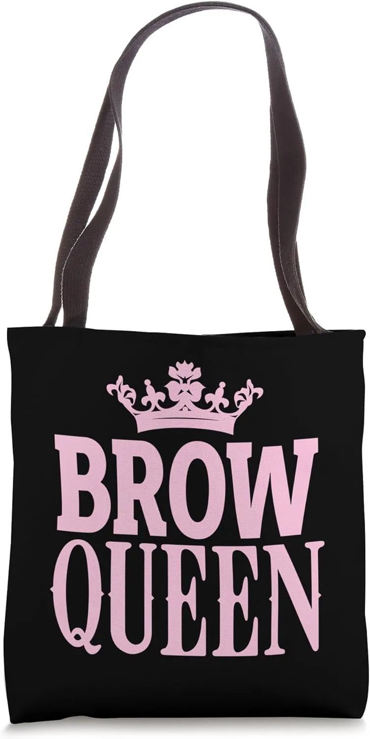 Brow Queen Eyebrow Tech Brow Artist Brow Tote Bag