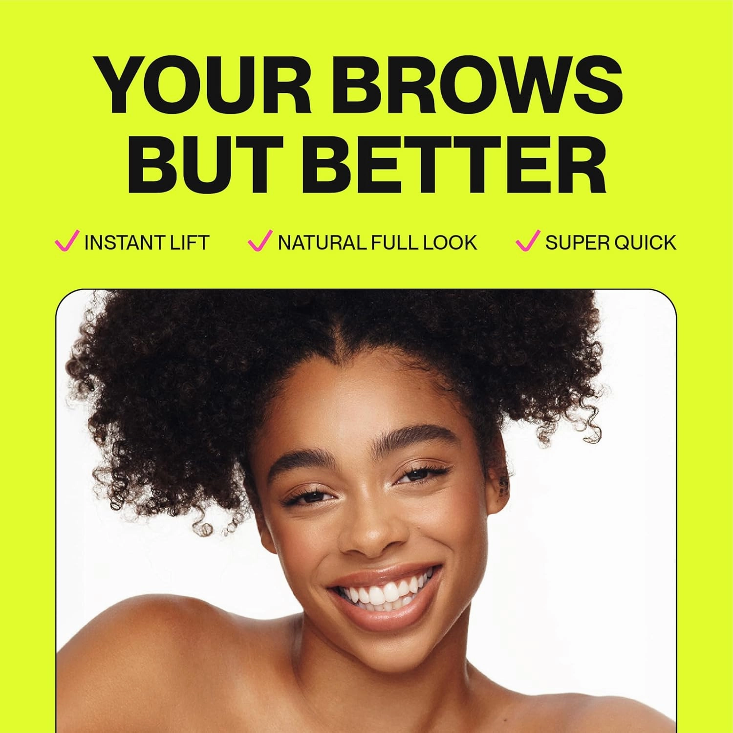 Brow Builder - Cream Gel Formula: Instant Lift, Natural Full Look, Super Quick, Pigment & Hold - Tapered Precision Wand - Vegan & Cruelty Free Beauty, Eyebrow Tint, Makeup Women (Brown)