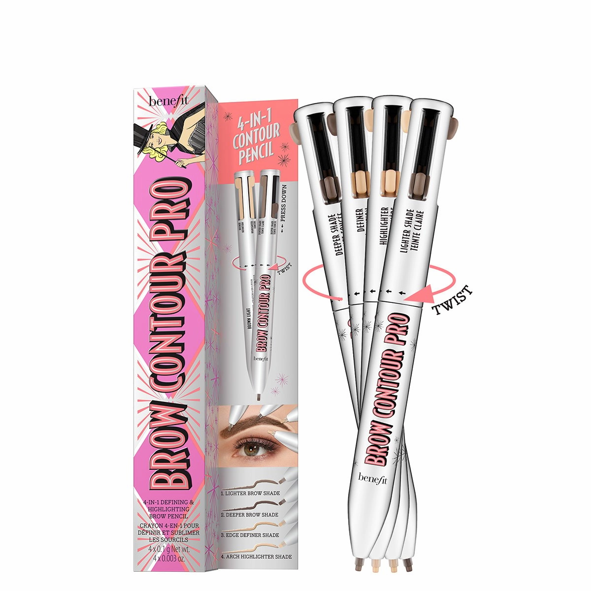 Brow Contour Pro 4-in-1 Defining & Highlighting Pencil