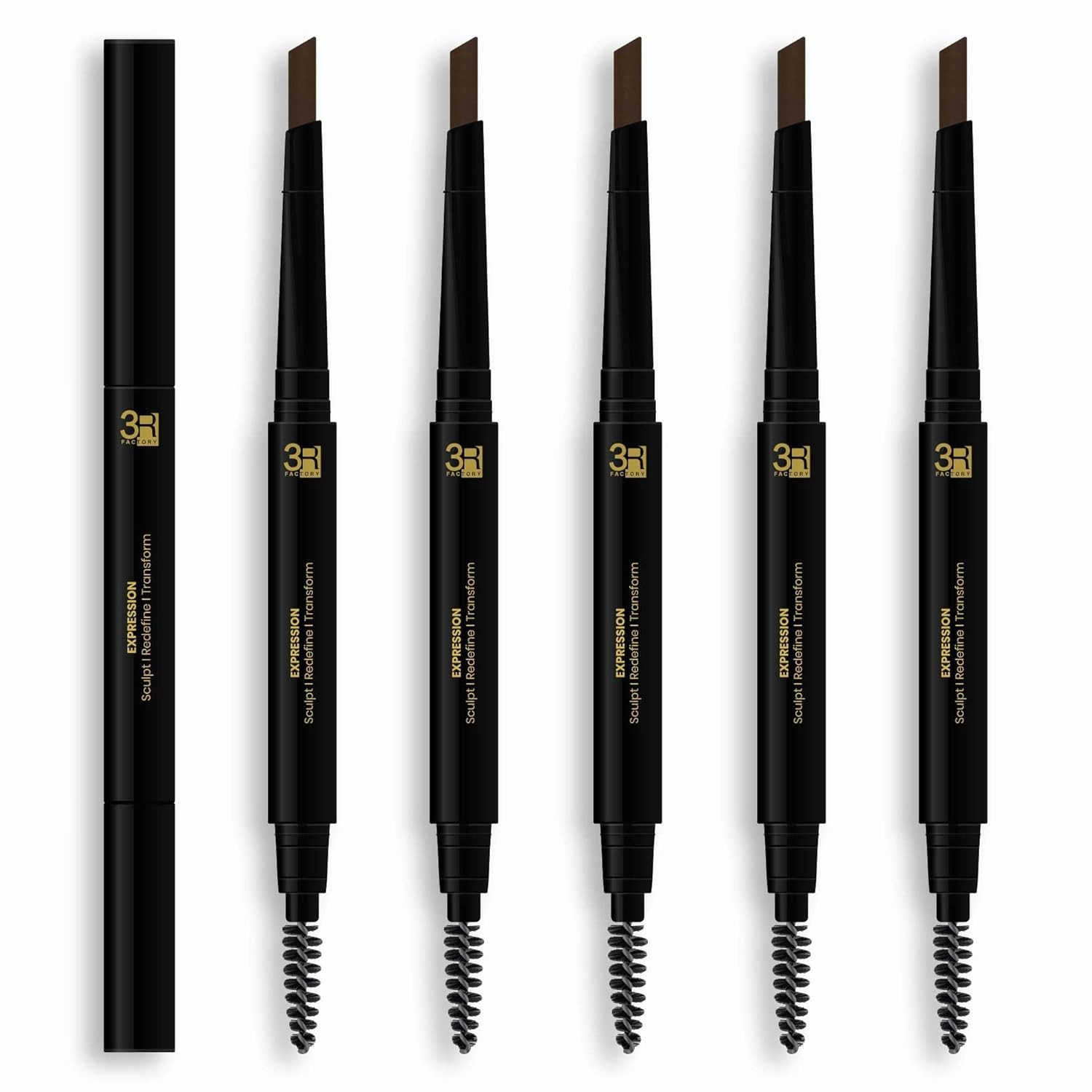Brow Definer - 3R Factory Auburn Eye Brow Pencils For Women, Waterproof & Retractable (1pc Pack)