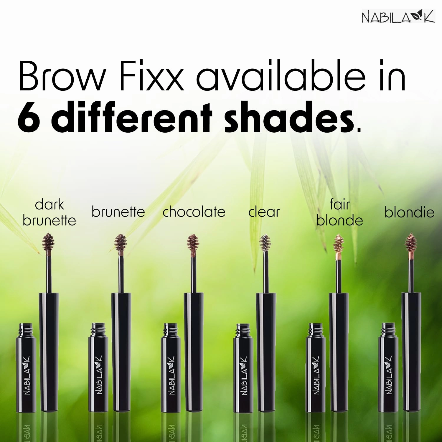 Brow Fixx Tint & Shaper - Eyebrow Gel - Eyebrow Tint - Brow Gel - Brow Tint - Eyebrow Cosmetics - Beauty Products - Makeup - Waterproof - Brush Ball - Travel Size - Dark Brunette - 0.11 oz
