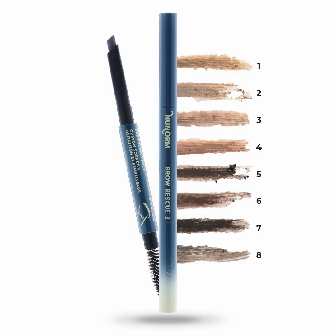 Brow Rescue Pencil | 8 Shades | Long-Lasting Formula | Precision Application for Brows, Beards & Sideburns | Natural Finish | Suits All Hair Shades (3)