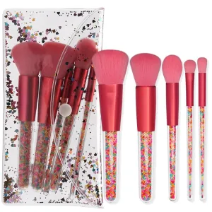 Brush 5 pc Portable Makeup Brushes with Storage Bag for Daily Use and Professional Makeup Stylist Eyebrow Powder Eyeshadow Foundation Brush Cosmetic Tools