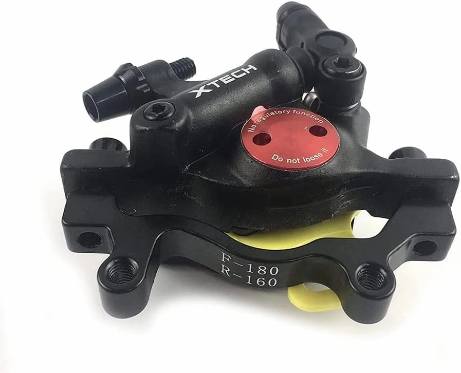 BUCKLOS Zoom HB-100 MTB Line Pulling Hydraulic Disc Brake Calipers Front   Rear, Aluminum Alloy Mountain Bike Hydraulic Disc Brakes with is/PM Universal Caliper Adapter for XC Trail, Fat Bike…
