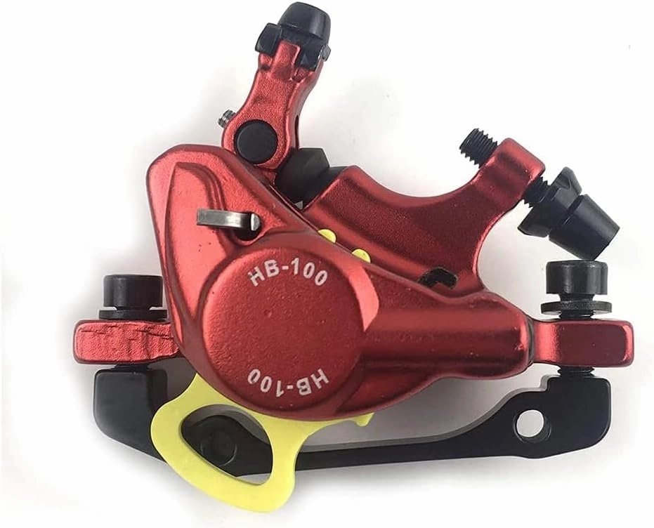 BUCKLOS Zoom HB-100 MTB Line Pulling Hydraulic Disc Brake Calipers Front   Rear, Aluminum Alloy Mountain Bike Hydraulic Disc Brakes with is/PM Universal Caliper Adapter for XC Trail, Fat Bike…