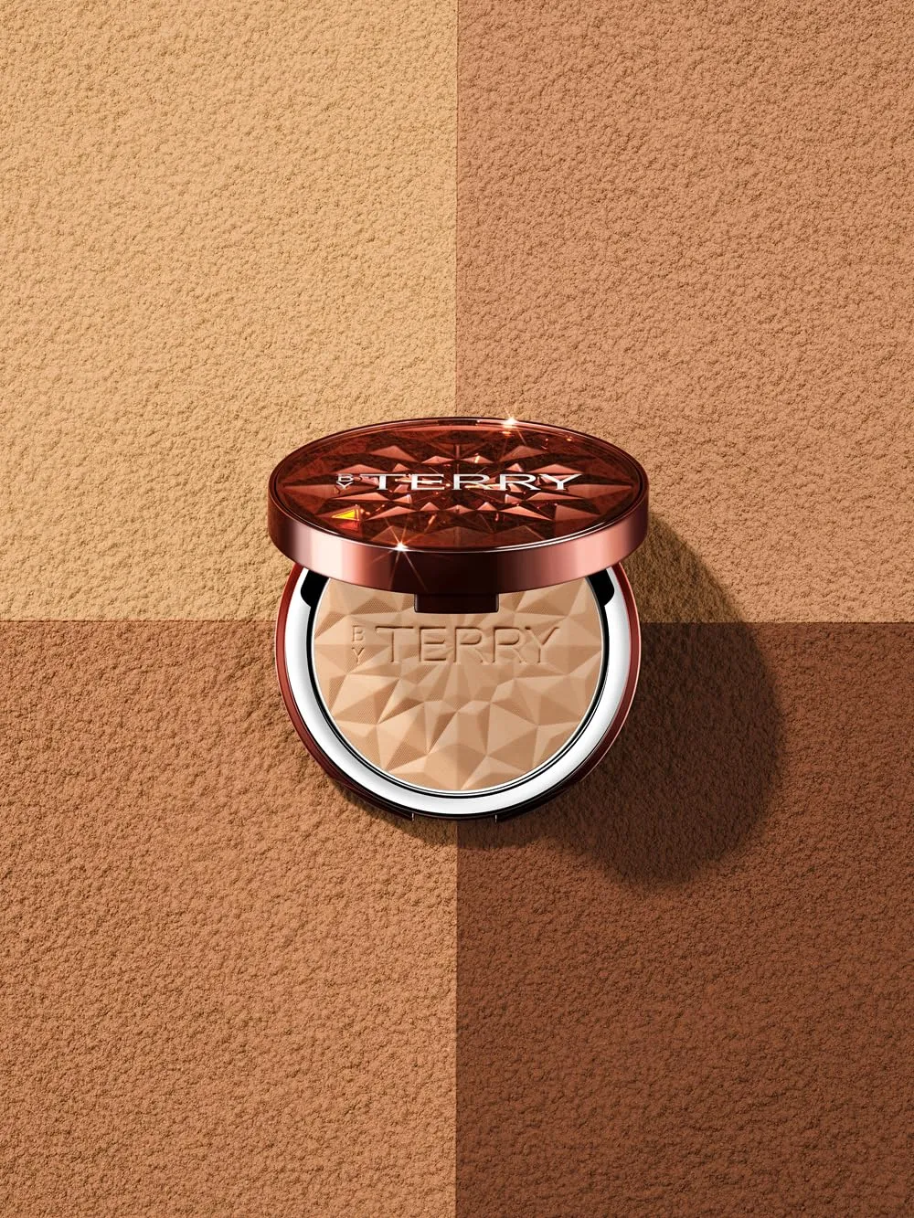 By Terry Tea To Tan Sun Bronzer, Hydrating & Smoothing Skincare-Infused Bronzing Powder, Vegan Formula, 1 Fair Bronze