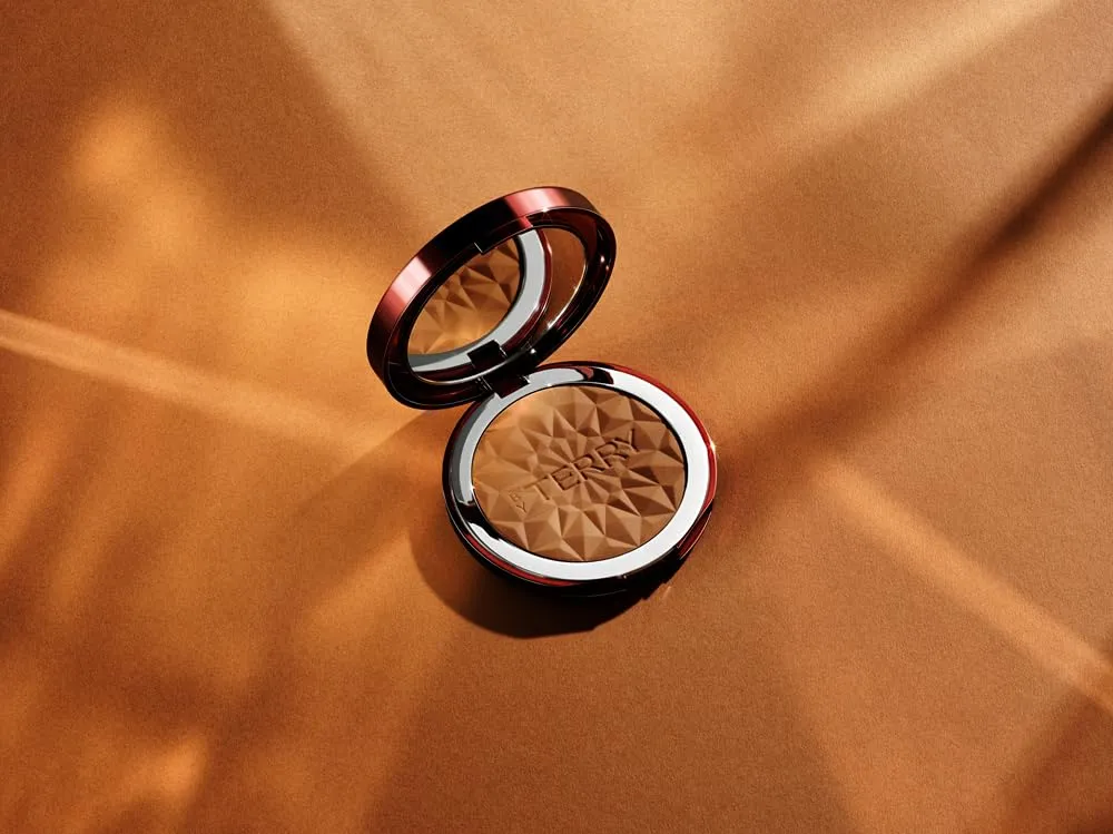 By Terry Tea To Tan Sun Bronzer, Hydrating & Smoothing Skincare-Infused Bronzing Powder, Vegan Formula, 1 Fair Bronze