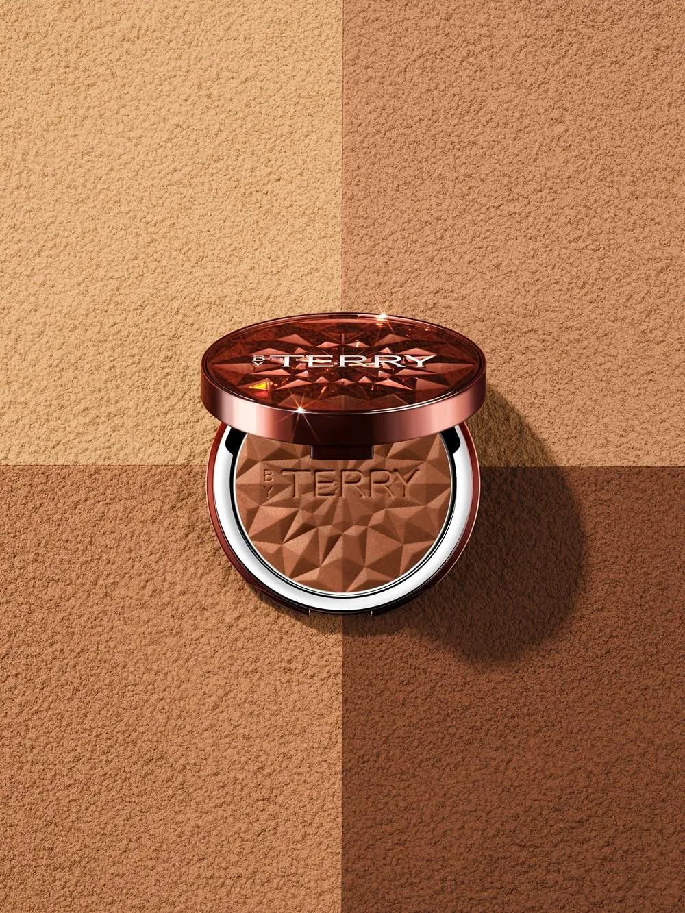 By Terry Tea To Tan Sun Bronzer, Hydrating & Smoothing Skincare-Infused Bronzing Powder, Vegan Formula, 4 Deep Bronze