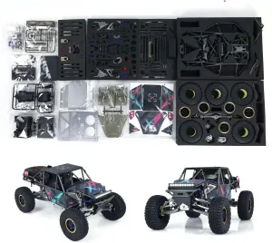 Capo 1/8 4X4 RC Crawler Car Model Unassembled Unpainted for U4 Queen CD1582X RC Racing Vehicles Model 2-Speed Transmission Light