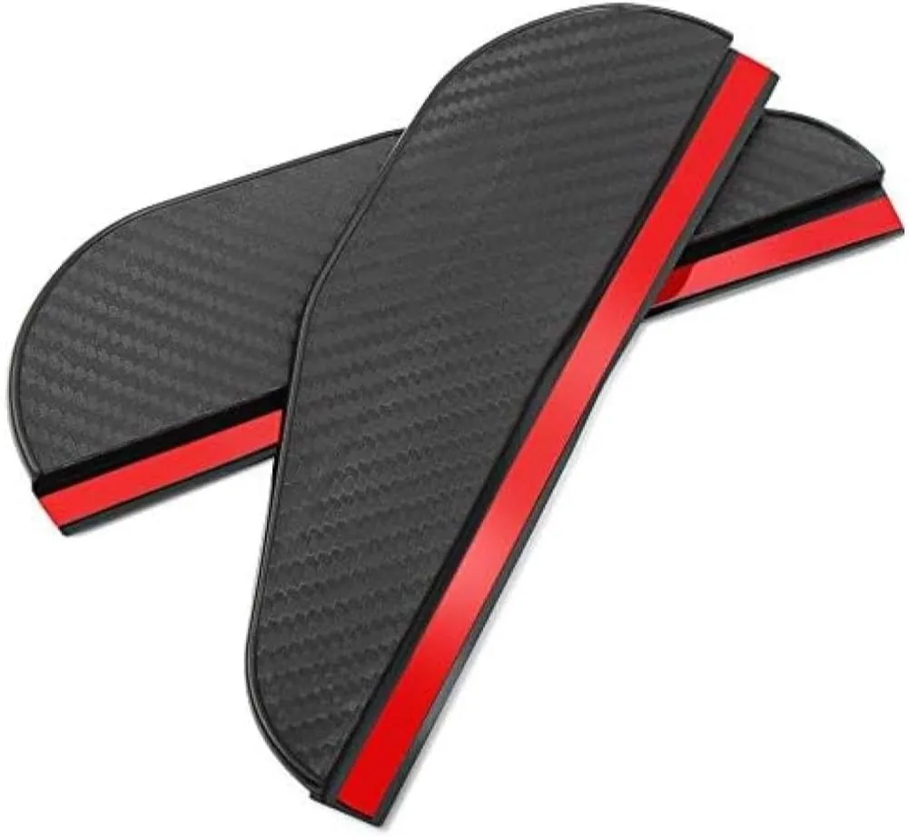 Car Rain Eyebrow for Audi A3 A4 B8 B6 A6 C6 2000-2020 1 Pair Car Rearview Mirror Rainproof Eyebrow Stickers
