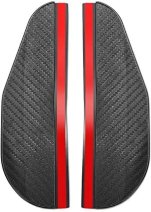 Car Rain Eyebrow for Volkswagen Golf 7 2000-2020 1 Pair Car Rearview Mirror Rainproof Eyebrow Stickers PVC Car Rain Cover