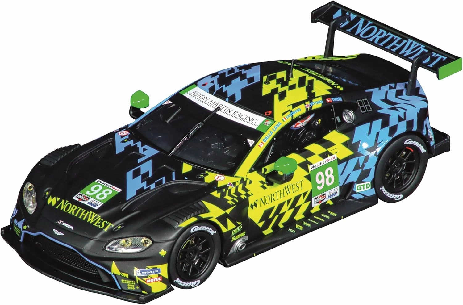 Carrera Digital Electric Slot Car Racing Track Set Includes Two Cars & Two Dual-Speed, D132 24H Speed