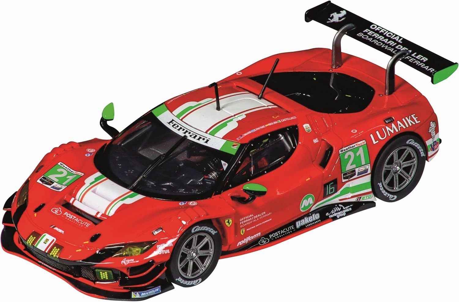 Carrera Digital Electric Slot Car Racing Track Set Includes Two Cars & Two Dual-Speed, D132 24H Speed