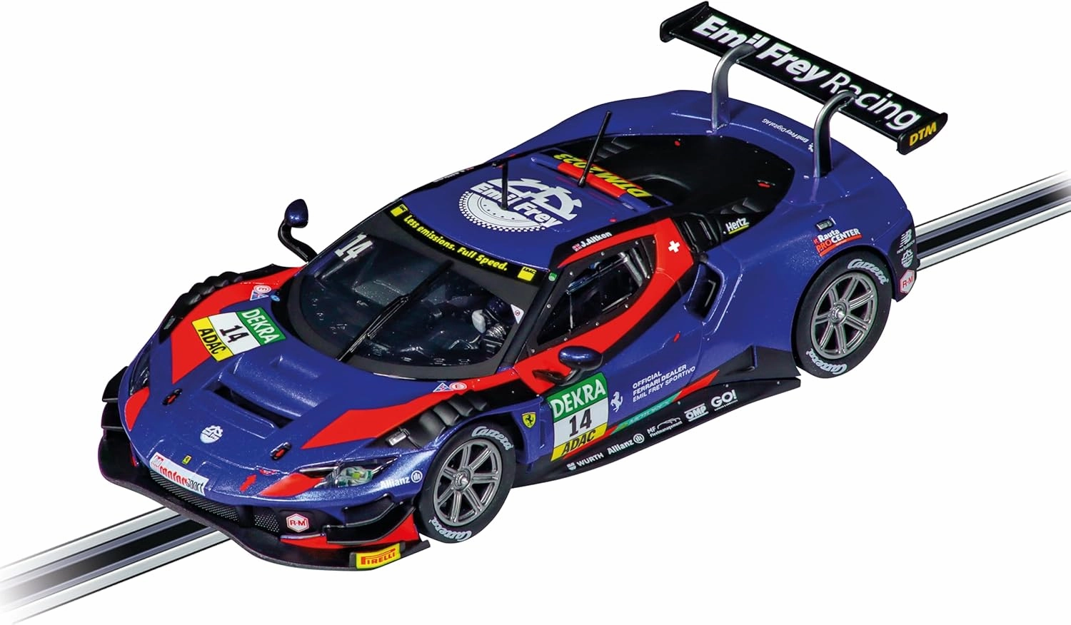 Carrera Digital Electric Slot Car Racing Track Set Includes Two Cars & Two Dual-Speed, D132 Pole to Podium