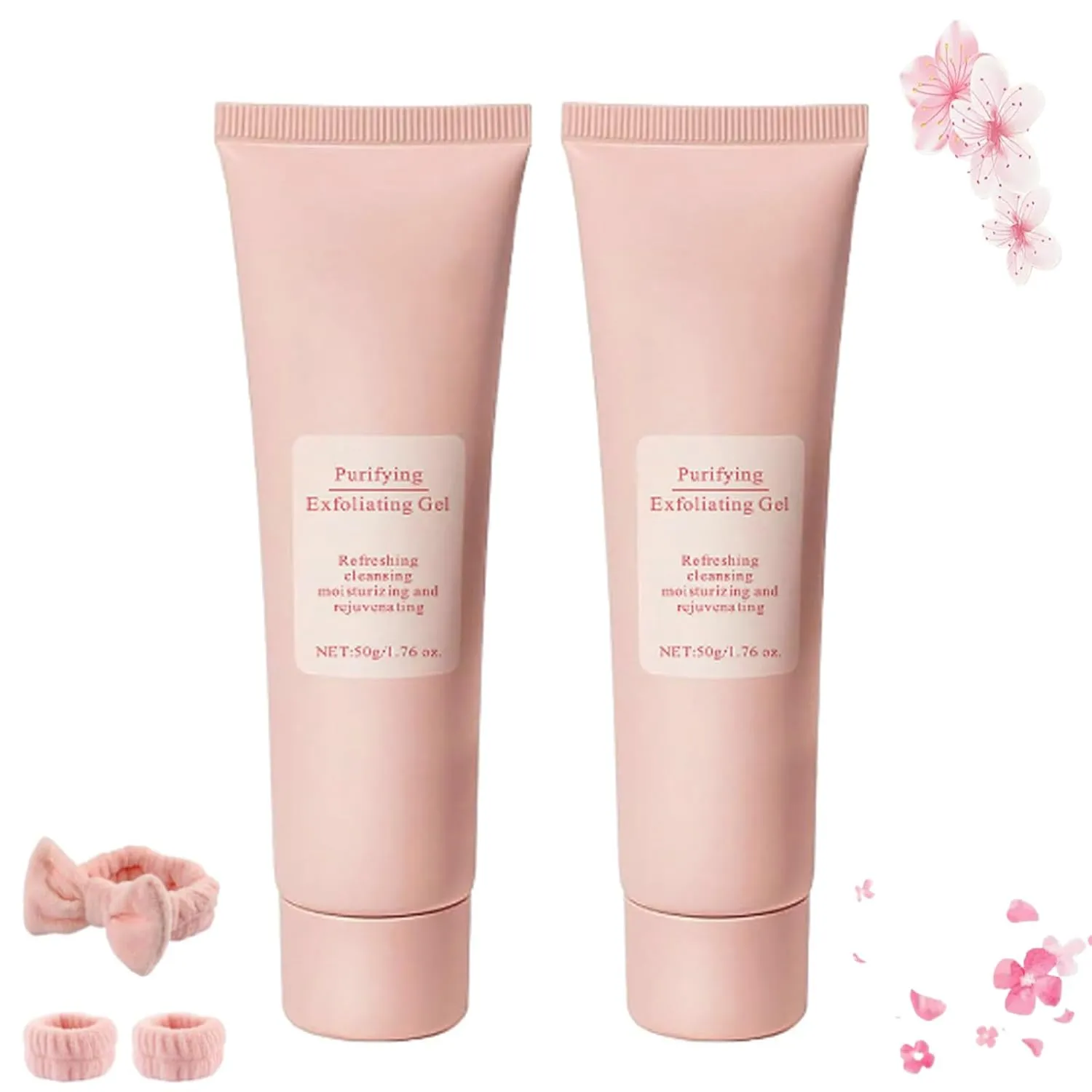 Cautiecimal Exfoliating Gel,Purifying Enzymes Exfoliating Gel,Grantadmit Oloty Face And Body ExfoliatingScrub Gels,Gentle DeepExfoliating Facial Cleanser Moisturizing For All Skin Types (2)
