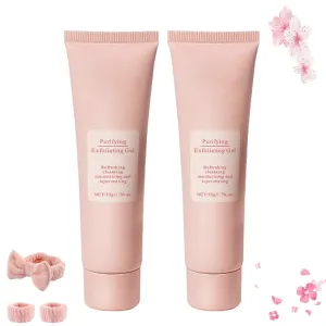 Cautiecimal Exfoliating Gel,Purifying Enzymes Exfoliating Gel,Grantadmit Oloty Face And Body ExfoliatingScrub Gels,Gentle DeepExfoliating Facial Cleanser Moisturizing For All Skin Types (2)