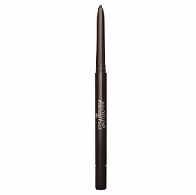 Clarins Waterproof Eye Pencil | Award-Winning | Highly Pigmented and Long-Wearing | Includes Retractable Tip, Built-In Sharpener and Smudger For Smoky Eye Looks | 0.01 Ounces