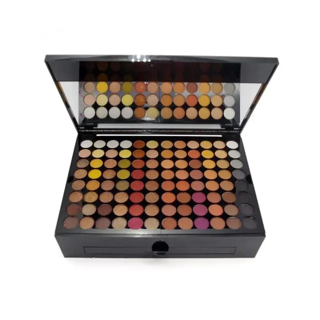 Color Piano Box Eye Shadow Color Palette Brush Waterproof Eyebrow Concealer Beauty Cosmetics Set
