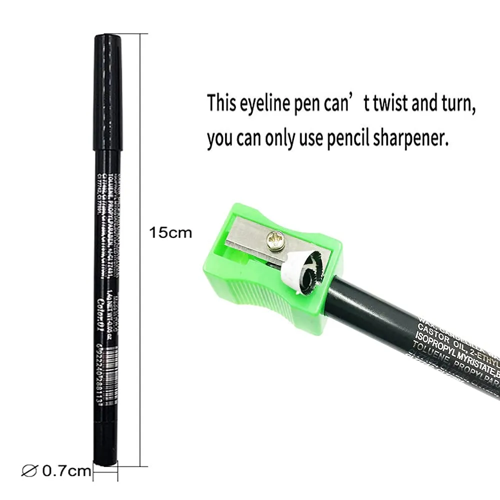 Colored Gel Glitter Eyeliner Pencils Pen Set,Eye Liners & Shadow Pencil Eye Makeup Colorful Eyeliner Kit,6 Count (Set03)