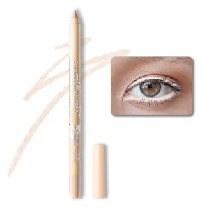 Colored Gel Glitter Eyeliner ，Waterproof Pearl Eye Shadow Pencil Metallic Glitter Eye Liner Pencil for Women,Eye Liners & Shadow Pencil Eye Makeup (03# Nude)