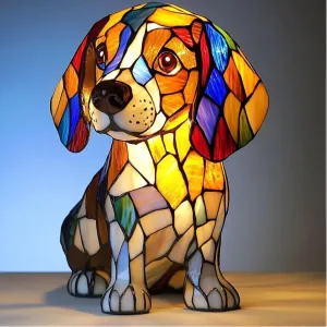 Corgi Lamp, French Bulldog Lamp, Dachshund Lamps, Pug Lamps, Dog Series Art Night Light, Cute Pet Dogs Themed LED Table Lamps with Warm Ambient Glow, Fun Gift for Dog Lovers (Beagle B)