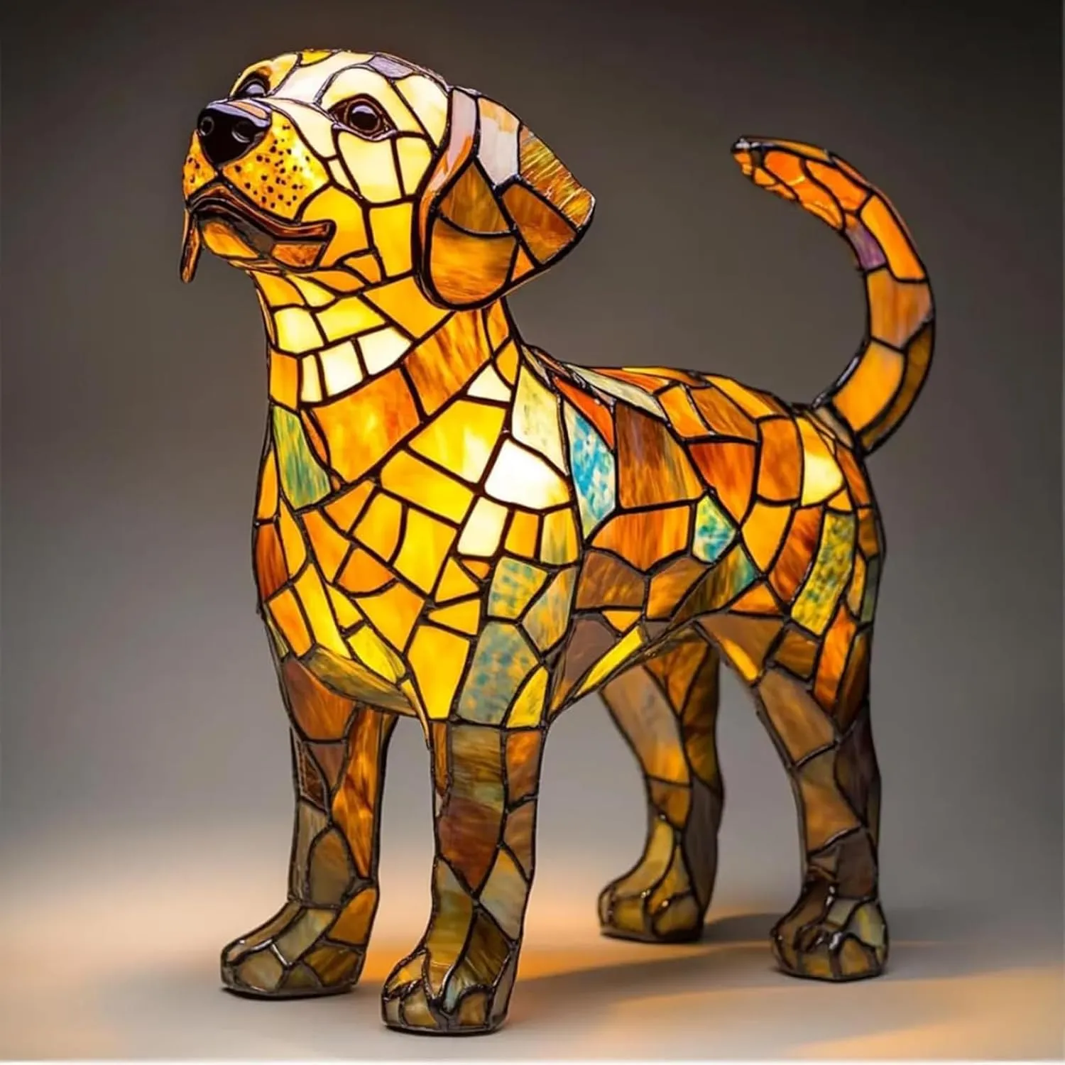 Corgi Lamp, French Bulldog Lamp, Dachshund Lamps, Pug Lamps, Dog Series Art Night Light, Cute Pet Dogs Themed LED Table Lamps with Warm Ambient Glow, Fun Gift for Dog Lovers (Beagle B)