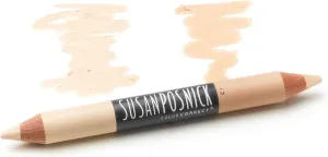 COSMETICS, COLORCORRECT: (C1/Light) Highlighter Contour Corrector 2 Color Concealer Stick/Cruelty Free/Healthy Natural Makeup US