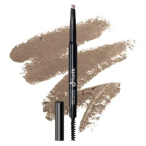 Cruelty Free Retractable Eyebrow Crayon, Vegan Non-Toxic Long Wear Brow Definer With Brush, Soft Taupe Pen