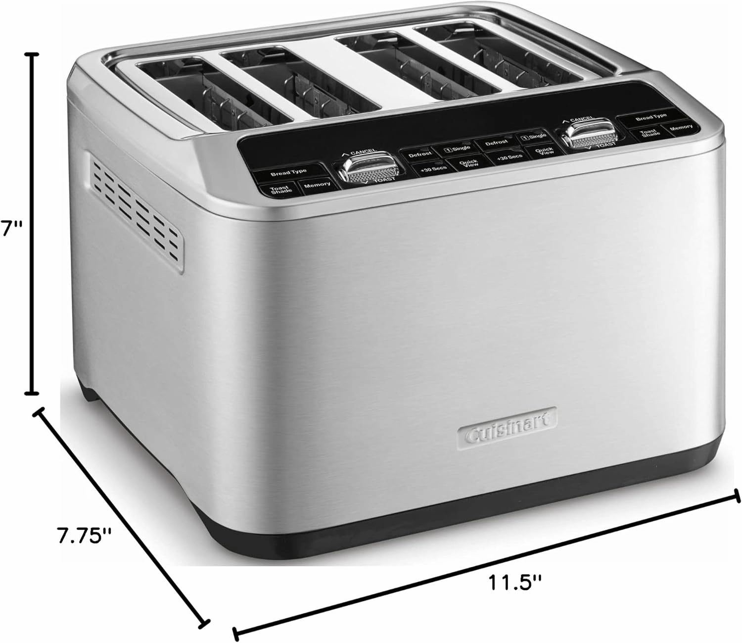 Cuisinart CPT-540 4-Slice Motorized Toaster, Black